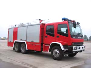 五十鈴雙橋干粉消防車(chē)